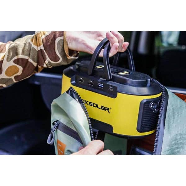 ROCKSOLAR Ready 200-Watt Power Station Plus 60-Watt Foldable Solar Panel Solar Generator Kit