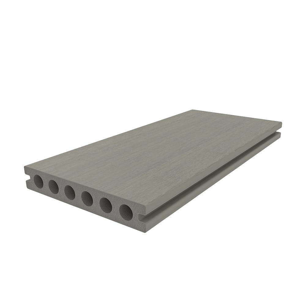 NewTechWood UltraShield Natural Voyager Series 1 in. x 6 in. x 8 ft. Roman Antique Hollow Composite Decking Board (10-Pack)