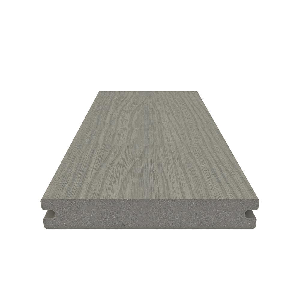 NewTechWood UltraShield Naturale Magellan 1 in. x 6 in. x 16 ft. Roman Antique Solid with Groove Composite Decking Board (49-Pack)