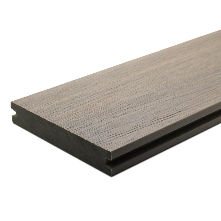 NewTechWood UltraShield Naturale Magellan 1 in. x 6 in. x 16 ft. Roman Antique Solid with Groove Composite Decking Board (49-Pack)