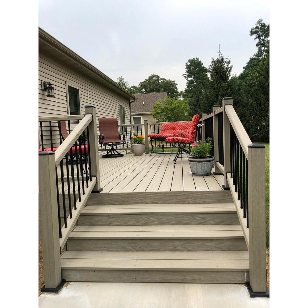 NewTechWood UltraShield Naturale Cortes 16 ft. Composite Decking Board - Roman Antique (49-Pack)