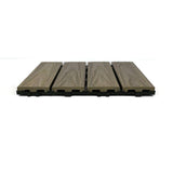 NewTechWood UltraShield Naturale 1 ft. x 1 ft. Quick Deck Outdoor Composite Deck Tile Sample in Roman Antique