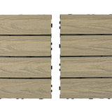 NewTechWood UltraShield Naturale 1 ft. x 2 ft. Quick Deck Outdoor Composite Deck Tile in Roman Antique (20 sq. ft. Per Box)