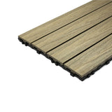 NewTechWood UltraShield Naturale 1 ft. x 2 ft. Quick Deck Outdoor Composite Deck Tile in Roman Antique (20 sq. ft. Per Box)