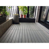 NewTechWood UltraShield Naturale 1 ft. x 2 ft. Quick Deck Outdoor Composite Deck Tile in Roman Antique (20 sq. ft. Per Box)