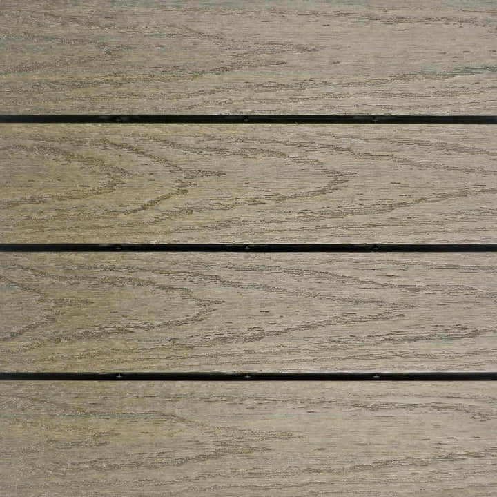 NewTechWood UltraShield Naturale 1 ft. x 1 ft. Quick Deck Outdoor Composite Deck Tile in Roman Antique (10 sq. ft. per box)