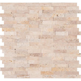 MSI Roman Beige Split Face Peel and Stick 12 in. x 12 in. x 6mm Travertine Mesh-Mounted Mosaic Tile (15 sq. ft. / case)