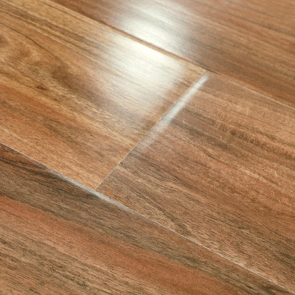 Pergo Defense+ Roselawn Teak 14 mm T x 5.2 in. W Waterproof Laminate Wood Flooring (13.74 sqft/case)