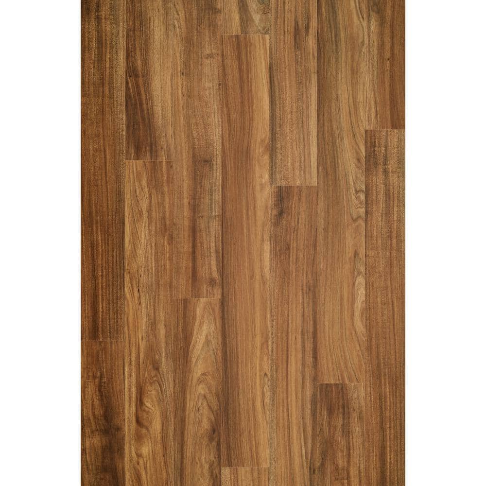 Pergo Defense+ Roselawn Teak 14 mm T x 5.2 in. W Waterproof Laminate Wood Flooring (13.74 sqft/case)