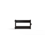 Natures Composites Composite Modern 2-Board Ranch Rail ( 3 ft. H x 4 ft. W) Raven (Black) Fence Gate