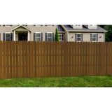 Natures Composites Composite Fence and Gate Picket - Dog Ear - Rosewood (Brown) - 3/8in. x 5in. x 5 3/4ft. (7-Pack)