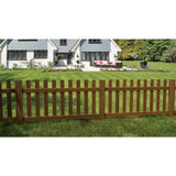 Natures Composites Composite Fence and Gate Picket - Dog Ear - Rosewood (Brown) - 3/8in. x 5in. x 5 3/4ft. (7-Pack)