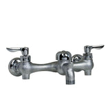 American Standard Exposed Yoke Wall-Mount 2-Handle Utility Faucet with Vacuum Breaker