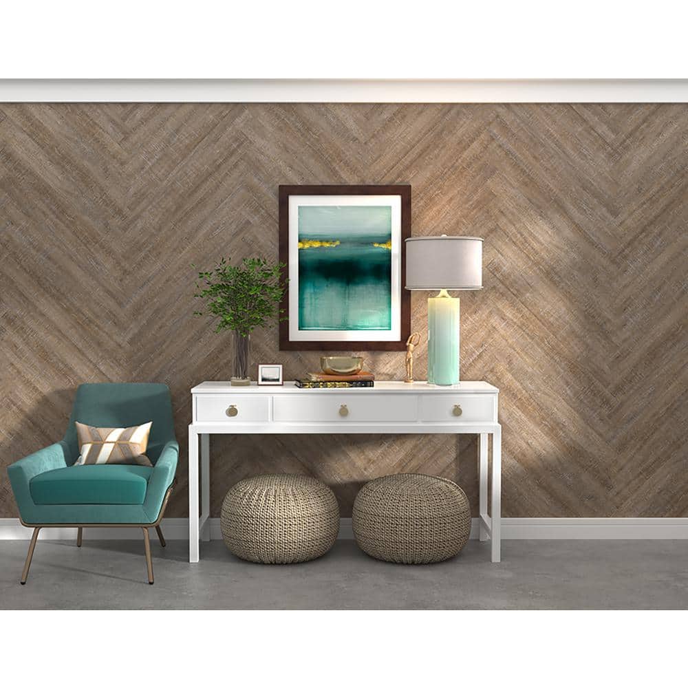 DuraDecor Weekend Warrior Roughcut Lumber Siena 3 MIL x 4-in W x 36-in L Peel & Stick Water Resistant Lux Vinyl Flg (20 sf/case)