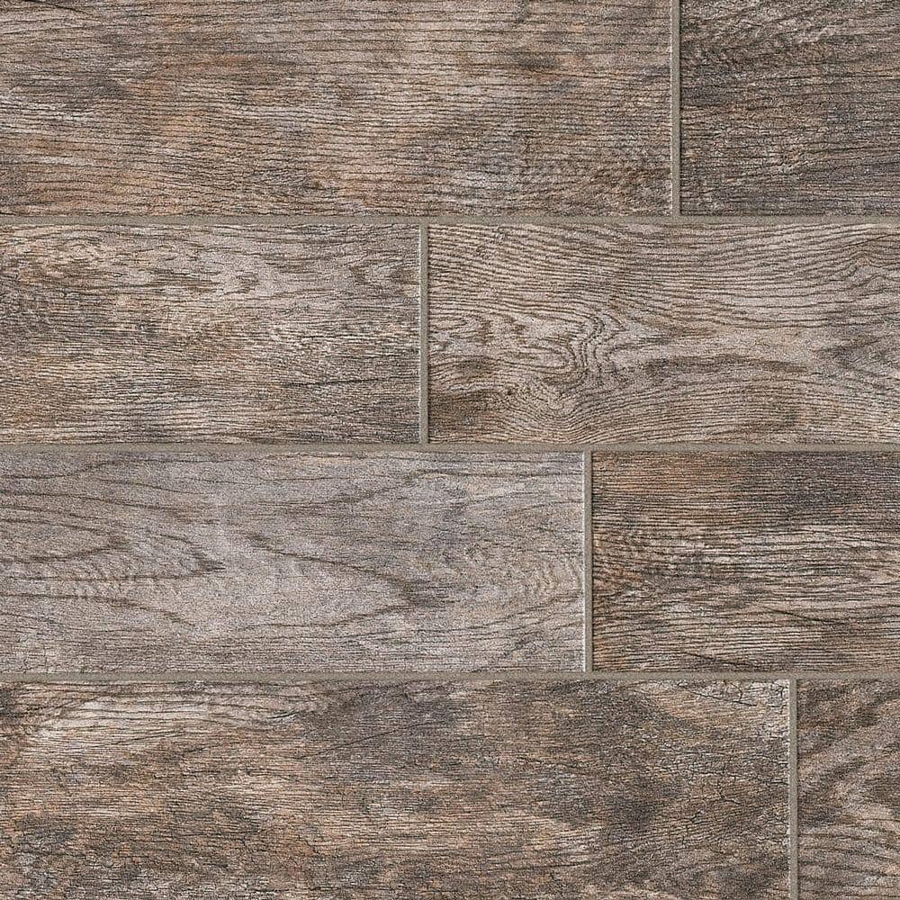 Marazzi Montagna Rustic Bay 6 in. x 24 in. Glazed Porcelain Floor and Wall Tile (14.53 sq. ft. per Case)