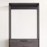 Klair Living Monica 32 in. W Rustic Gray Wood Closet System Walk-in Closet With 3-Drawers