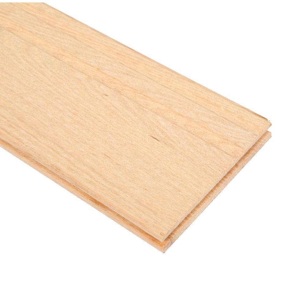Bruce American Home Gunstock Oak 3/4 in. T x 5 in. W Smooth Solid Hardwood Flooring (23.5 sq.ft./ctn)