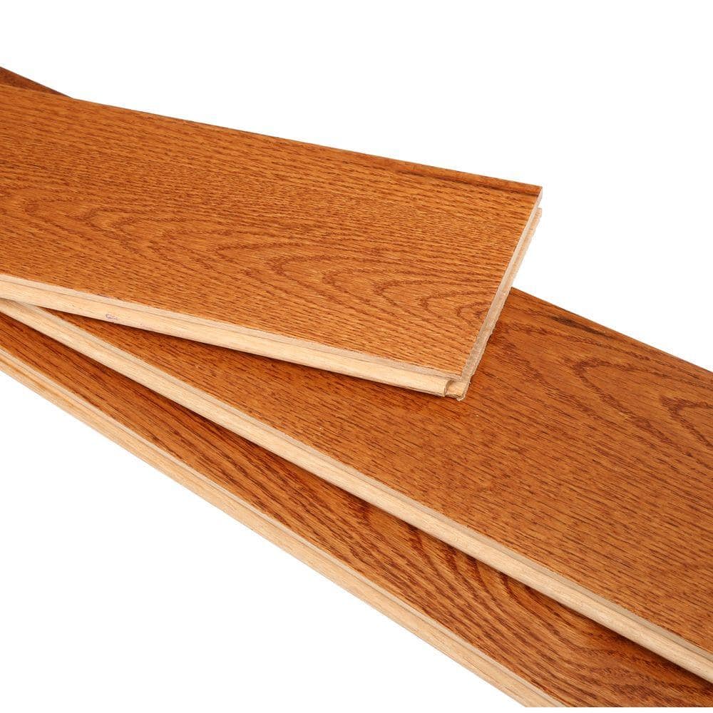 Bruce American Home Gunstock Oak 3/4 in. T x 5 in. W Smooth Solid Hardwood Flooring (23.5 sq.ft./ctn)