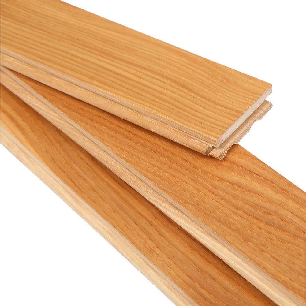Bruce American Home Rustic Natural Hickory 3/4 in. T x 2-1/4 in. W Smooth Solid Hardwood Flooring (20 sq.ft./ctn)