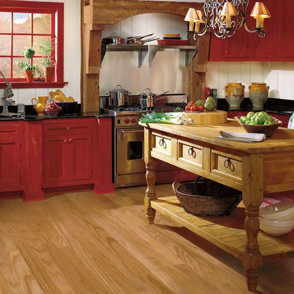 Bruce Colony Rustic Natural Oak 3/8 in. T x 5 in. Smooth Engineered Hardwood Flooring, T&G (36.5 sq. ft./ctn)