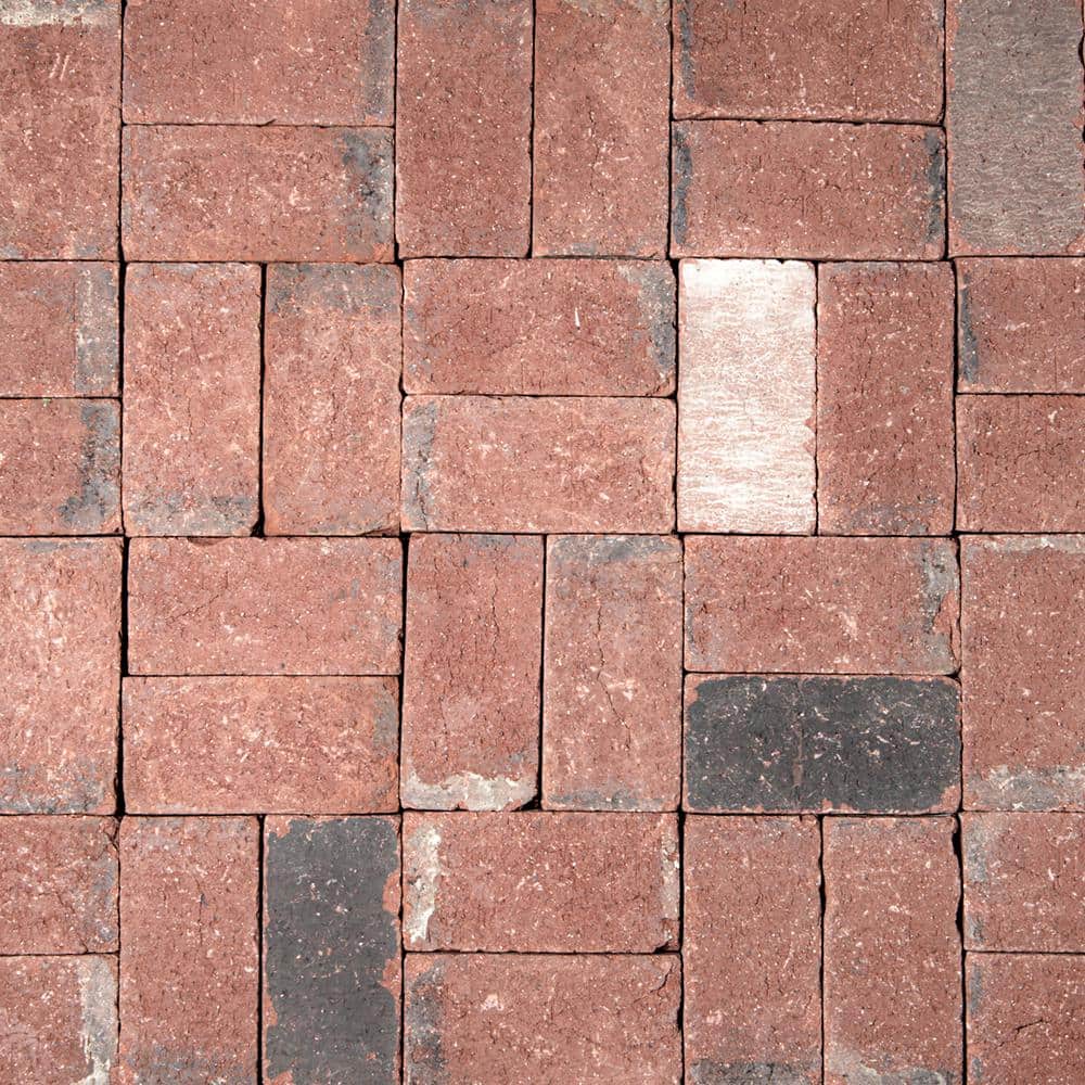 Mutual Materials 8 in. x 4 in. 2.25 x in. Rustic Red Clay Paver (240-Pieces/53 sq. ft/Pallet)