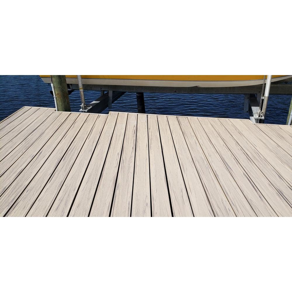 Deck-Top Rustic Tan PVC Decking Board Covers (10-Pack)