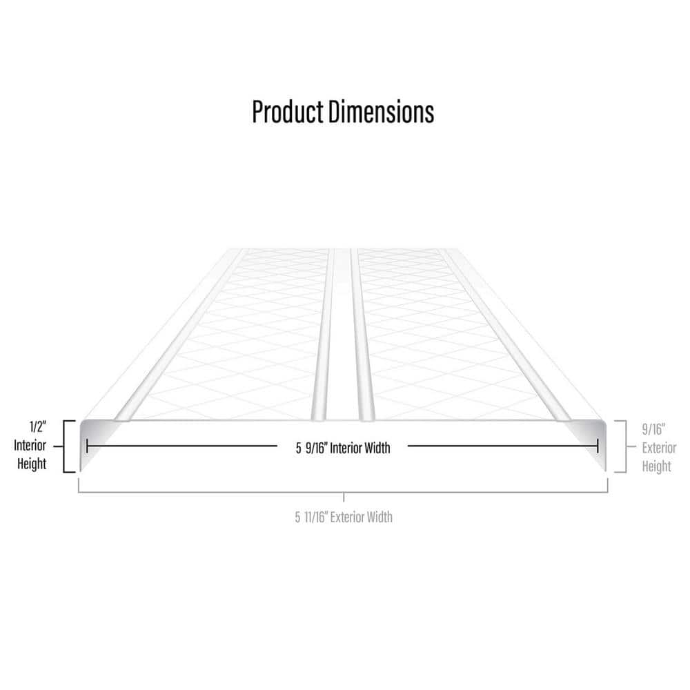 Deck-Top Rustic Tan PVC Decking Board Covers (10-Pack)