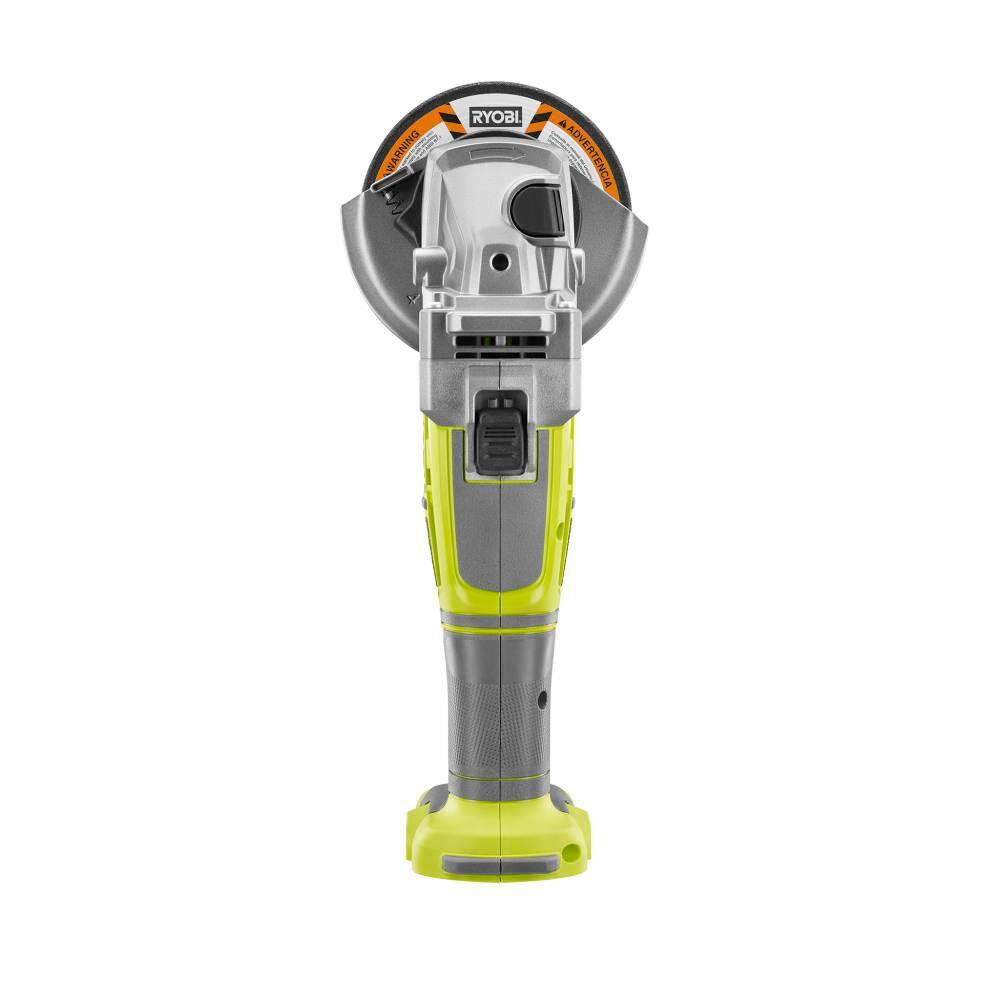 RYOBI ONE+ 18V Cordless Brushless 4-1/2 in. Cut-Off Tool/Angle Grinder (Tool Only)