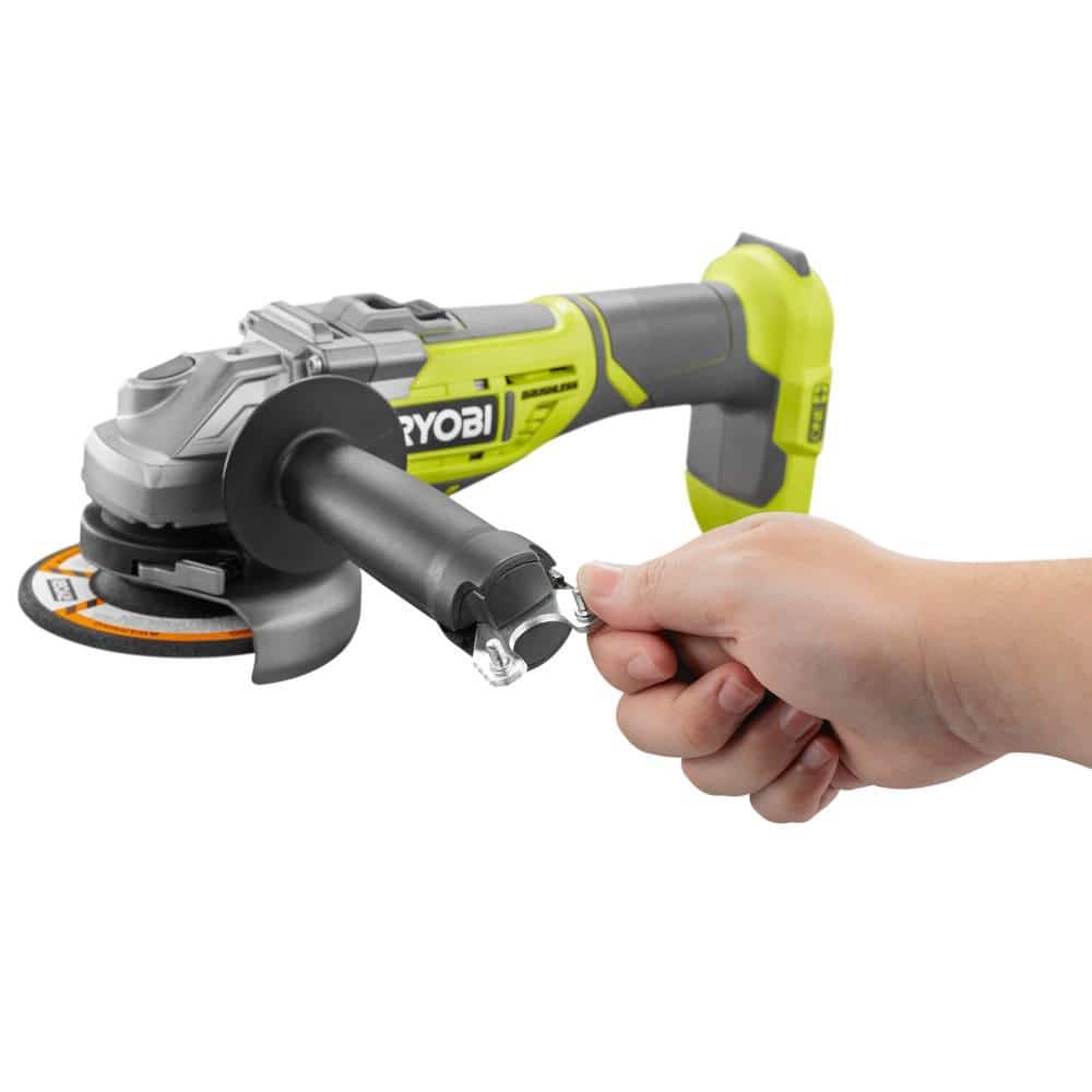 Ryobi ONE+ 18V Cordless Brushless 4-1/2 in. Cut-Off Tool/Angle Grinder (Tool Only) P423