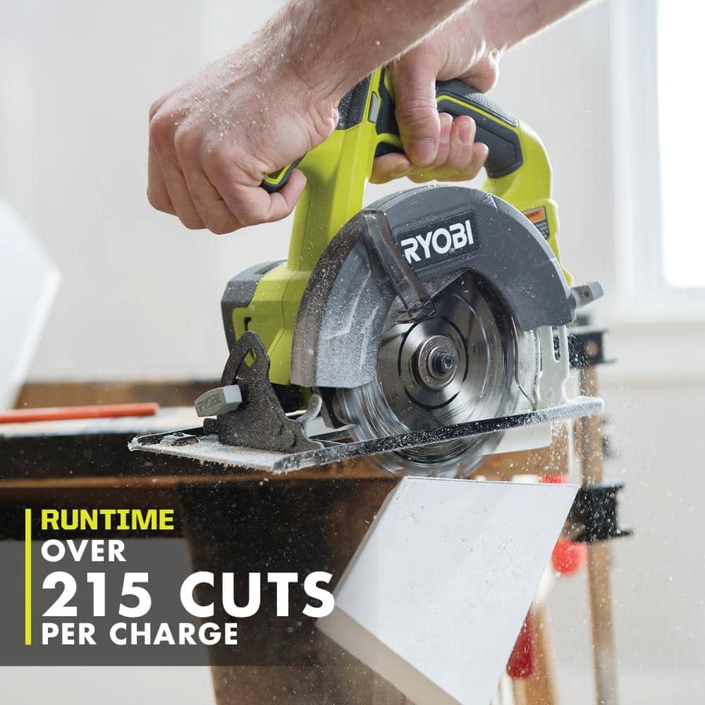 RYOBI ONE+ 18V Cordless 5 1/2 in. Circular Saw (Tool Only)