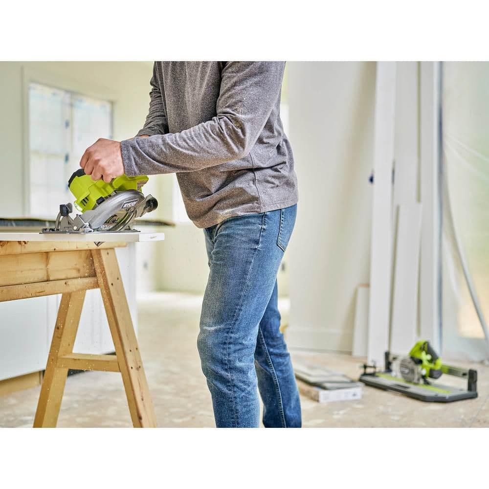RYOBI ONE+ HP 18V Brushless Cordless Compact 6-1/2 in. Circular Saw (Tool Only)