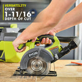 RYOBI ONE+ 18V Lithium-Ion Kit with 2.0 Ah and 4.0 Ah Batteries, Charger, and Free ONE+ 18V Cordless 5-1/2 in. Circular Saw