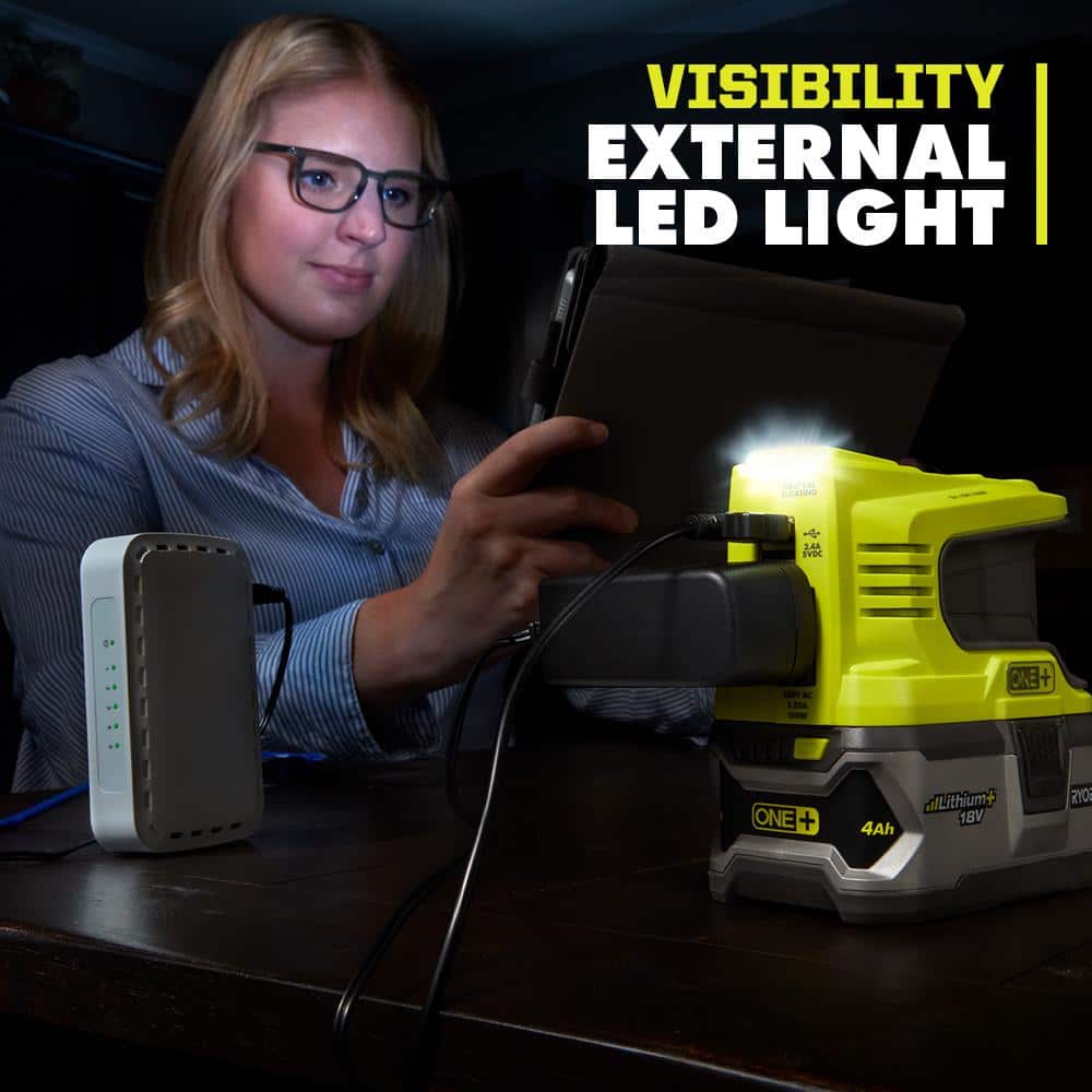 RYOBI 150-Watt Power Source for ONE+ 18V Battery (Tool Only)
