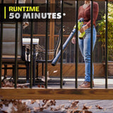 RYOBI ONE+ HP 18V Brushless Cordless 220 CFM 140 MPH Compact Blower (Tool-Only)
