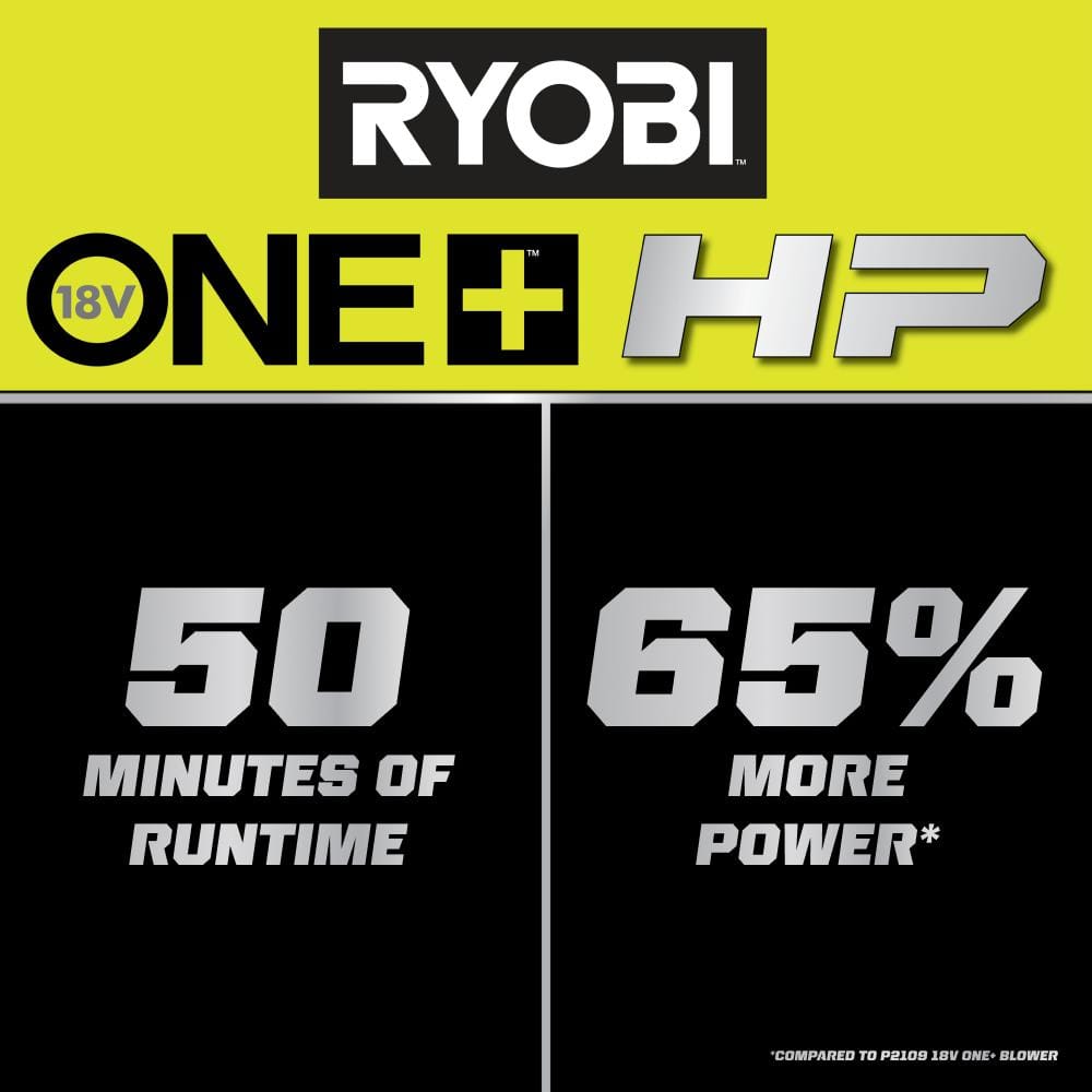 RYOBI ONE+ HP 18V Brushless Cordless 220 CFM 140 MPH Compact Blower (Tool-Only)