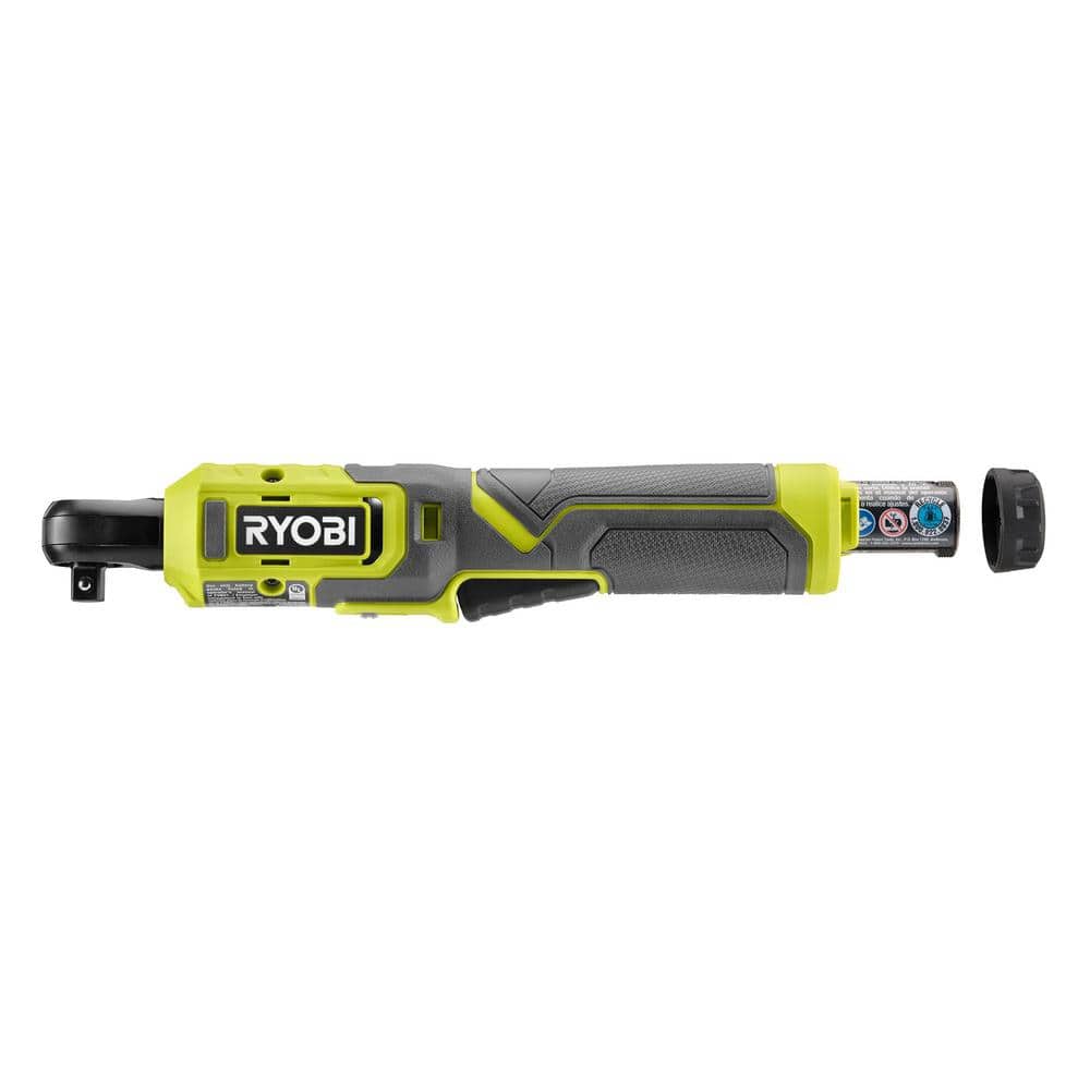 RYOBI USB Lithium 3/8 in. Ratchet Kit with 2.0 Ah Battery, Charging Cable, & USB Lithium 3.0 Ah Battery