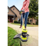RYOBI ONE+ 18V Lithium-Ion Cordless 12 in. String Trimmer with 2.0 Ah Battery and Charger (P20100)
