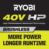 RYOBI 20 in. 40V HP Brushless Cordless Push Lawn Mower & 650 CFM Blower Kit with 6.0 Ah Battery, 4.0 Ah Battery & Fast Chargers
