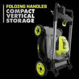 RYOBI 40V HP Brushless 21 in. Battery Walk Behind Multi-Blade Push Lawn Mower with 7.5 Ah Battery and Rapid Charger