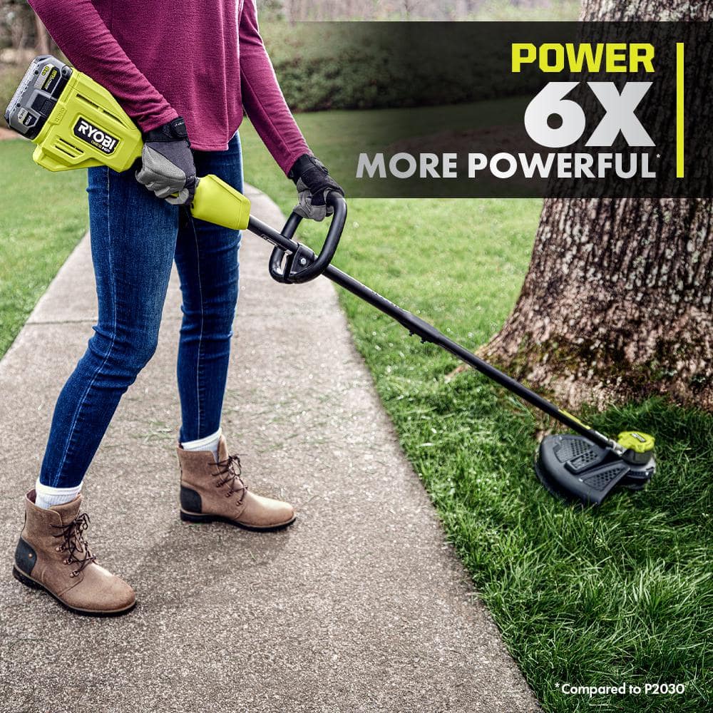 RYOBI ONE+ 18V HP Brushless Whisper Series 20" Battery Self-Propelled Dual Blade Walk Behind Mower/Trimmer/Batteries/Chargers