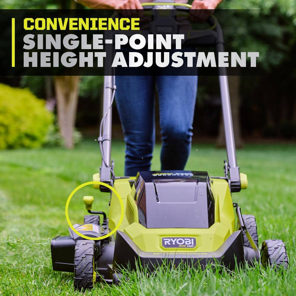 RYOBI 40V HP Brushless 20 in. Cordless Electric Battery Walk Behind Self-Propelled Mower (Tool Only)