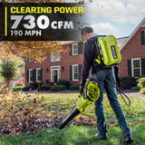 RYOBI 54 in. 80-Volt HP Brushless Battery Electric Cordless Zero Turn Mower, Blower, Backpack Battery - Batteries and Chargers