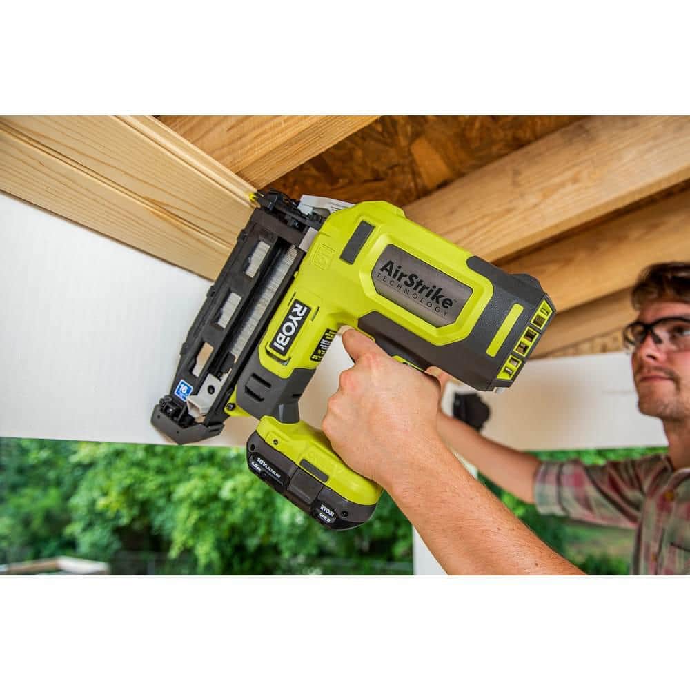 RYOBI ONE+ 18V AirStrike 16-Gauge Cordless Finish Nailer (Tool Only)