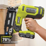 RYOBI ONE+ 18V 16-Gauge Cordless AirStrike Finish Nailer with Cordless Jig Saw (Tools Only)