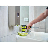 RYOBI USB Lithium Compact Scrubber Kit with 2.0 Ah Battery and USB Charging Cord with USB Lithium 2.0 Ah Lithium Battery