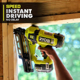 RYOBI ONE+ HP Brushless Cordless 21° Framing Nailer Kit with 4.0 Ah HIGH PERFORMANCE Battery and Charger