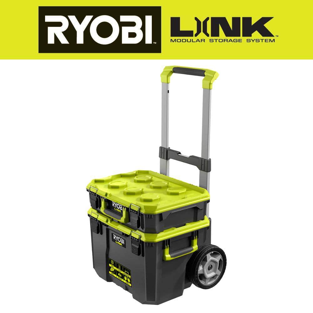 RYOBI 22.2 in. LINK Rolling Tool Box with Standard Tool Box
