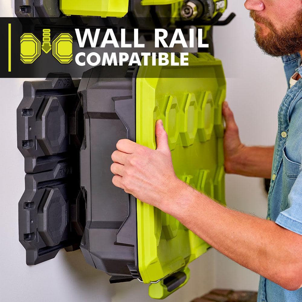 RYOBI 22.7 in. LINK Rolling Tool Box with LINK Standard Tool Box and LINK Tool Crate