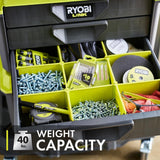 RYOBI LINK 3-Drawer Tool Box with Foam Insert and 3-Drawer Divider