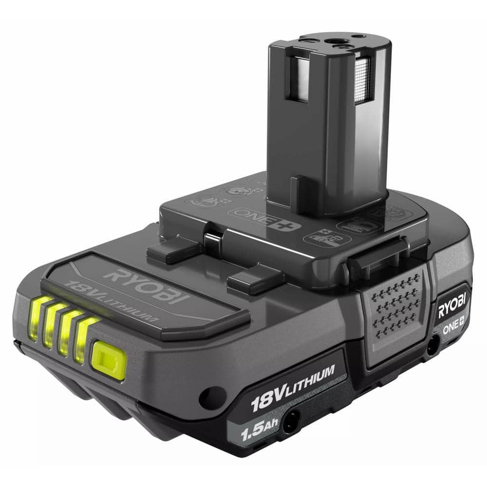 RYOBI ONE+ HP 18V Brushless Cordless Compact 1/2 in. Hammer Drill Kit with (1) 1.5 Ah Battery, Charger, & 40PC Bit Set